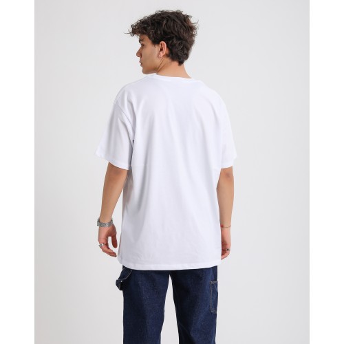 BSC Oversize Nirvana Kurt Cobain Baskılı Unisex T-Shirt - Beyaz