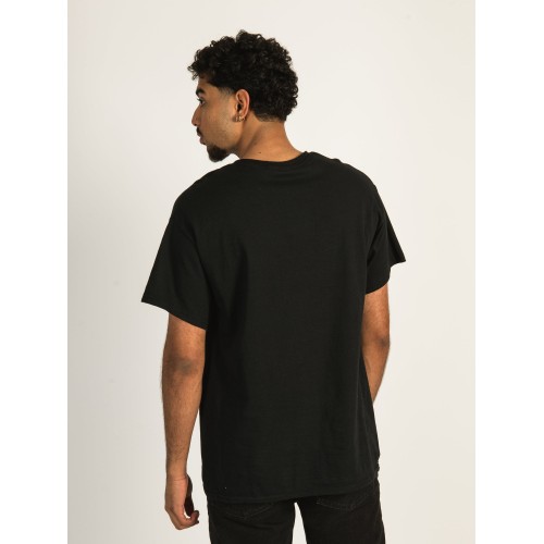 PB Tupac Purple Pray Baskılı Unisex Tişört - Siyah