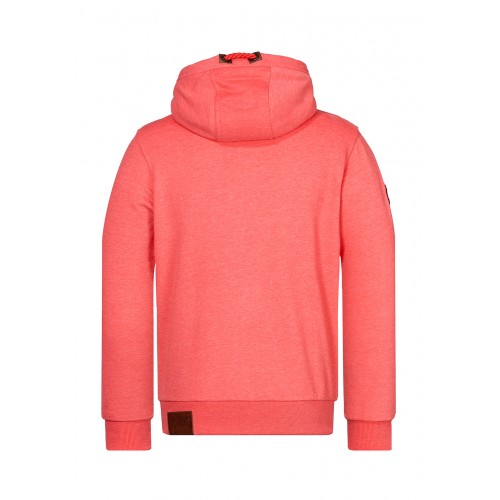 NKTN Full Fermuarlı Kapüşonlu Unisex Hırka - Nar