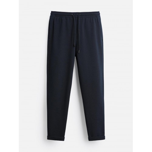 ZR Regular Fit Jogger Bel Katlı Paça Pantolon - Lacivert