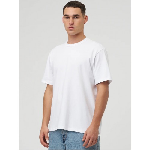 ZUUP Relaxed Fit Basic Unisex Tişört - Beyaz